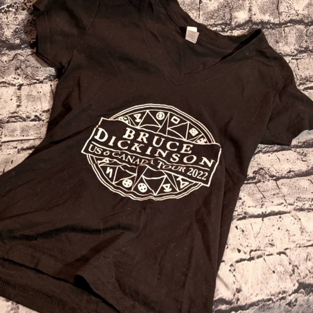 Official Bruce Dickinson 2022 Tour T-shirt - Never worn.